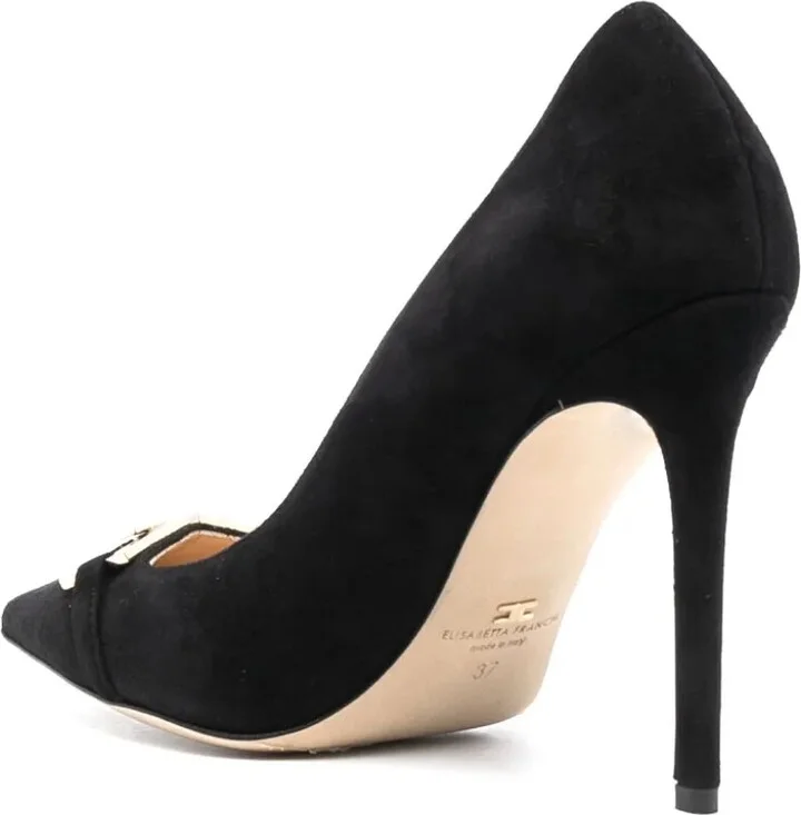 Franchi 100mm suede pumps - Image 3