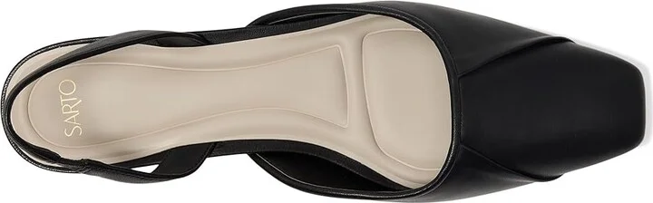 Franco Sarto A-debbie Slingback Shoes Women's Shoes Black : 10 M, Leather/Rubber - Image 2