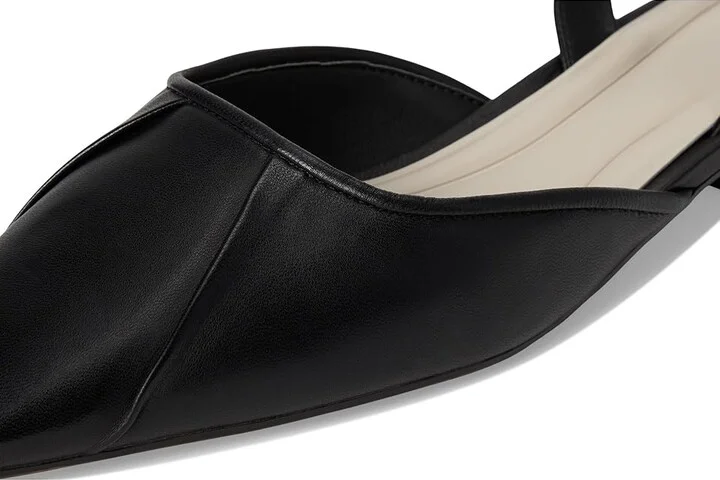 Franco Sarto A-debbie Slingback Shoes Women's Shoes Black : 10 M, Leather/Rubber - Image 7