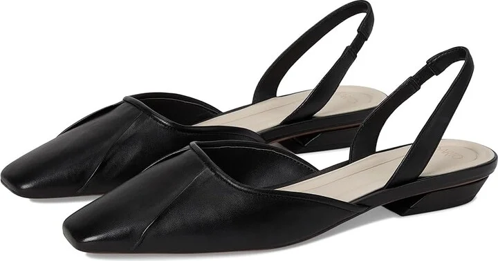 Franco Sarto A-debbie Slingback Shoes Women's Shoes Black : 10 M, Leather/Rubber