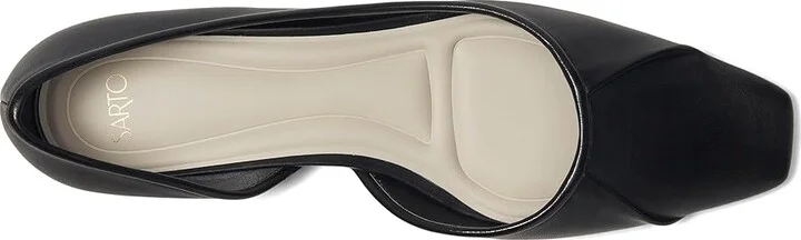 Franco Sarto A-Debrah Women's Flat Shoes Black : 5.5 M, Leather - Image 2