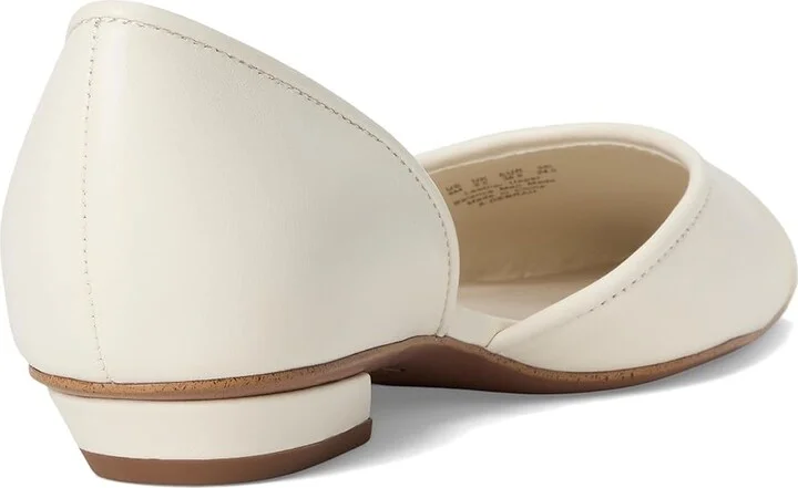 Franco Sarto A-Debrah Women's Flat Shoes Cream White : 9.5 M, Leather - Image 4