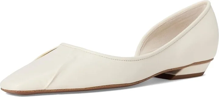 Franco Sarto A-Debrah Women's Flat Shoes Cream White : 9.5 M, Leather - Image 5