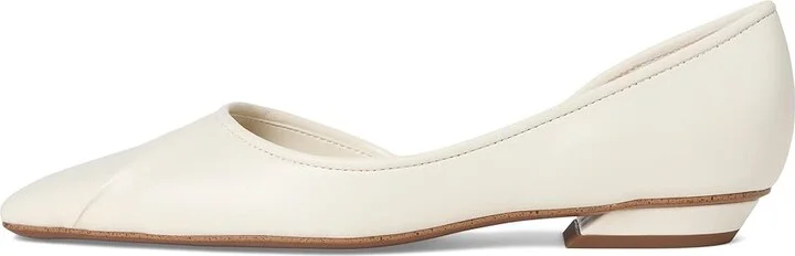 Franco Sarto A-Debrah Women's Flat Shoes Cream White : 9.5 M, Leather - Image 6