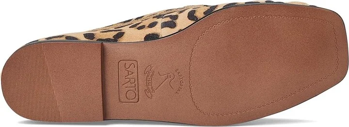 Franco Sarto A-lainey Women's Flat Shoes Brown Leopard : 9.5 M, Leather - Image 3