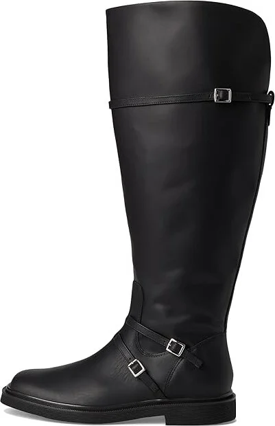 Franco Sarto Ainsley High Shaft Boots Women's Boots Black Leather 1 : 9 M - Image 6