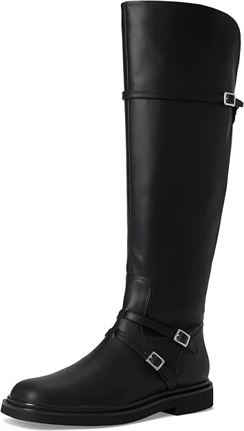 Franco Sarto Ainsley High Shaft Boots Women's Boots Black Leather : 6.5 M - Image 5