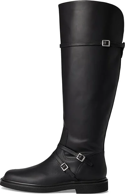 Franco Sarto Ainsley High Shaft Boots Women's Boots Black Leather : 6.5 M - Image 6