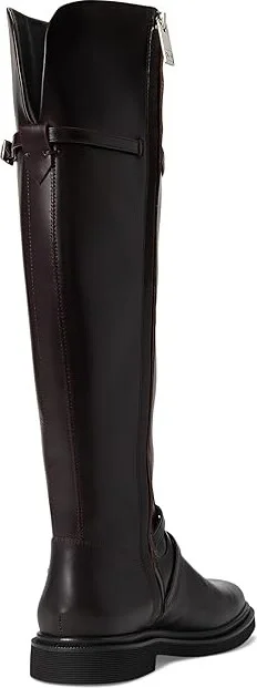Franco Sarto Ainsley High Shaft Boots Women's Boots Dark Hickory Brown Leather 1 : 7.5 M - Image 4
