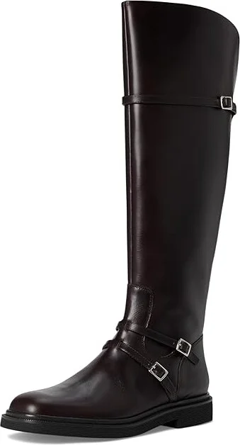 Franco Sarto Ainsley High Shaft Boots Women's Boots Dark Hickory Brown Leather 1 : 7.5 M - Image 5