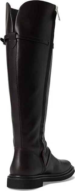 Franco Sarto Ainsley High Shaft Boots Women's Boots Dark Hickory Brown Leather : 6.5 M - Image 4