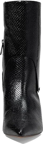 Franco Sarto Alberta Trendy Women's Boots Black Snake : 6.5 M, Rubber/Suede - Image 2