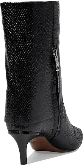 Franco Sarto Alberta Trendy Women's Boots Black Snake : 6.5 M, Rubber/Suede - Image 4