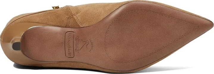 Franco Sarto Alberta Trendy Women's Boots Tuscan Taupe Suede : 7 M, Rubber/Suede - Image 3
