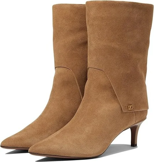 Franco Sarto Alberta Trendy Women's Boots Tuscan Taupe Suede : 7 M, Rubber/Suede