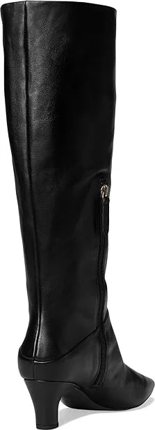 Franco Sarto Andria High Shaft Boots Women's Boots Black Leather : 9.5 M - Image 4