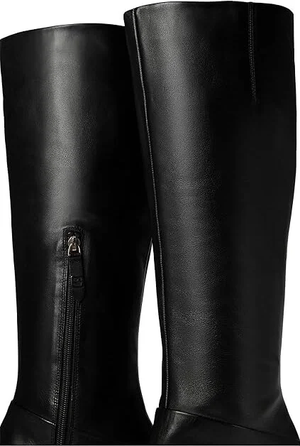 Franco Sarto Andria High Shaft Boots Women's Boots Black Leather : 9.5 M - Image 7