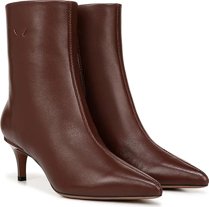 Franco Sarto Anna Women's Boots Warm Brown Leather : 8 M, Leather/Rubber