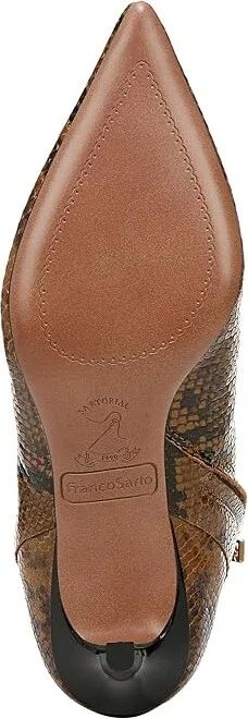 Franco Sarto Anna Women's Boots Woodland Taupe Snake Leather : 5 M, Leather/Rubber - Image 3