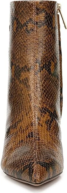Franco Sarto Anna Women's Boots Woodland Taupe Snake Leather : 5 M, Leather/Rubber - Image 5