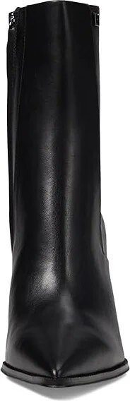 Franco Sarto Appia Pointed Toe Dress Bootie Women's Boots Black Leather : 8.5 M - Image 2