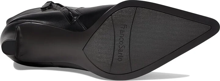 Franco Sarto Appia Pointed Toe Dress Bootie Women's Boots Black Leather : 8.5 M - Image 3