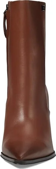 Franco Sarto Appia Pointed Toe Dress Bootie Women's Boots Tobacco Brown Leather : 9 M - Image 2
