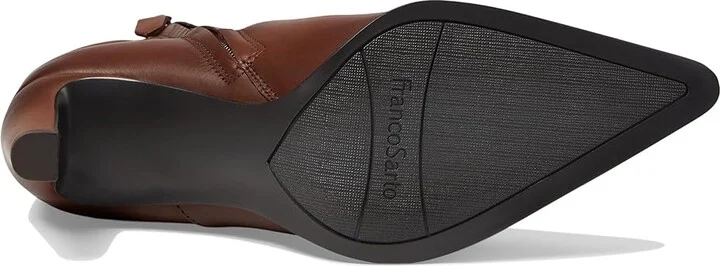 Franco Sarto Appia Pointed Toe Dress Bootie Women's Boots Tobacco Brown Leather : 9 M - Image 3