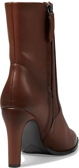 Franco Sarto Appia Pointed Toe Dress Bootie Women's Boots Tobacco Brown Leather : 9 M - Image 4