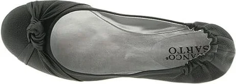 Franco Sarto Astra Women's Dress Flat Shoes Black 1 : 5 M, Leather - Image 3