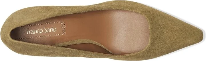 Franco Sarto Astra Women's Dress Flat Shoes Moss Green : 5.5 M, Suede/Leather - Image 2