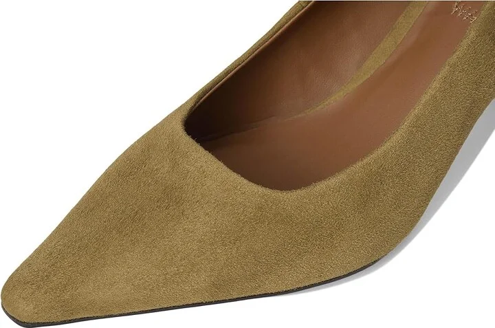 Franco Sarto Astra Women's Dress Flat Shoes Moss Green : 5.5 M, Suede/Leather - Image 7