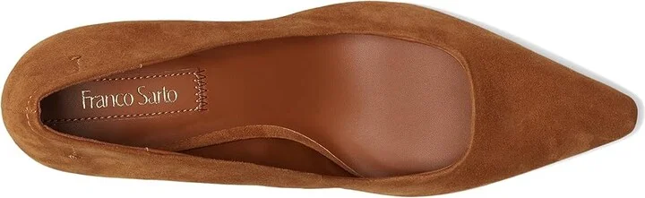Franco Sarto Astra Women's Dress Flat Shoes Saddle Brown : 9 M, Suede/Leather - Image 2