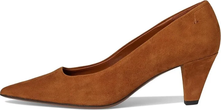 Franco Sarto Astra Women's Dress Flat Shoes Saddle Brown : 9 M, Suede/Leather - Image 6