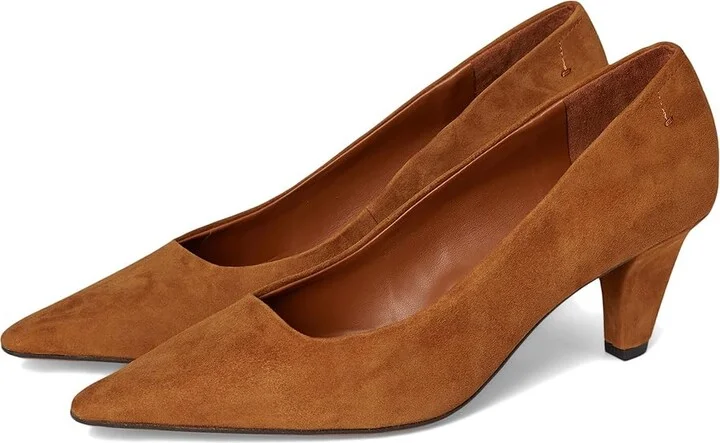 Franco Sarto Astra Women's Dress Flat Shoes Saddle Brown : 9 M, Suede/Leather