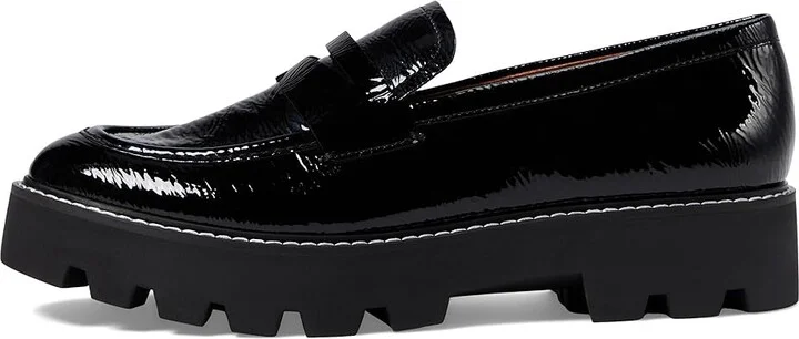 Franco Sarto Balin Women's Shoes Black Crinkleather : 10 W, Synthetic/Leather - Image 5