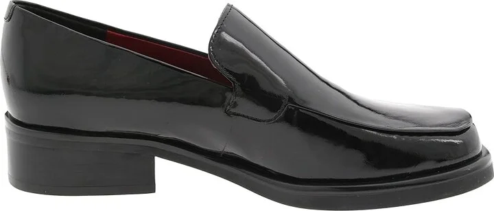 Franco Sarto Bocca Women's Flat Shoes Black Metallic Patent : 5 M, Leather - Image 7