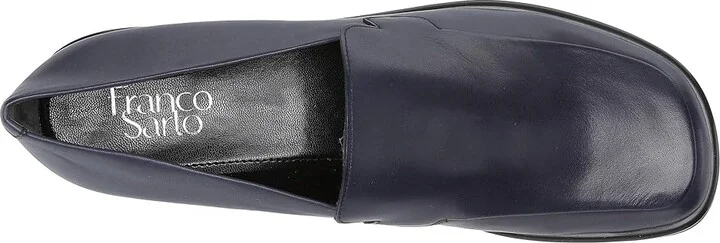 Franco Sarto Bocca Women's Flat Shoes Navy Leather : 9.5 W - Image 3