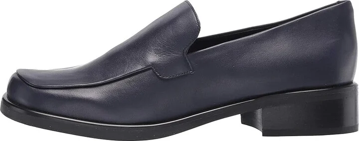 Franco Sarto Bocca Women's Flat Shoes Navy Leather : 9.5 W - Image 7