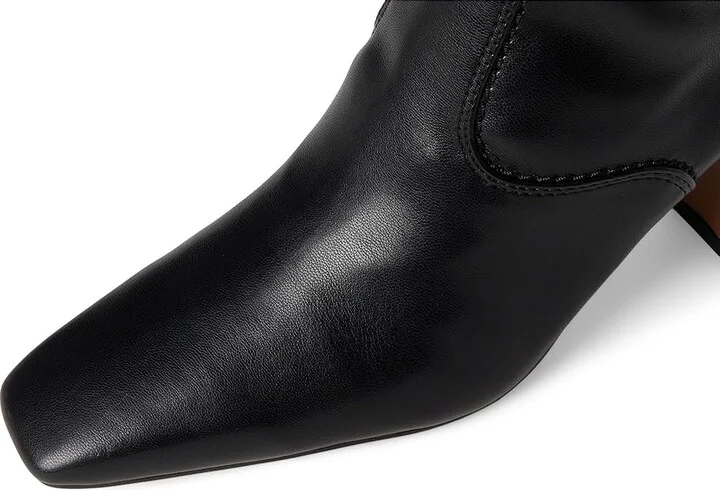Franco Sarto Bowman - Wide Calf Women's Boots Black Stretch : 9.5 M, Leather/Rubber - Image 2