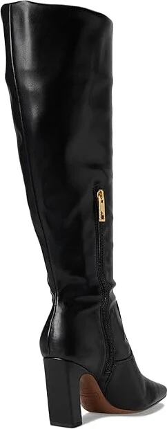 Franco Sarto Bowman - Wide Calf Women's Boots Black Stretch : 9.5 M, Leather/Rubber - Image 4