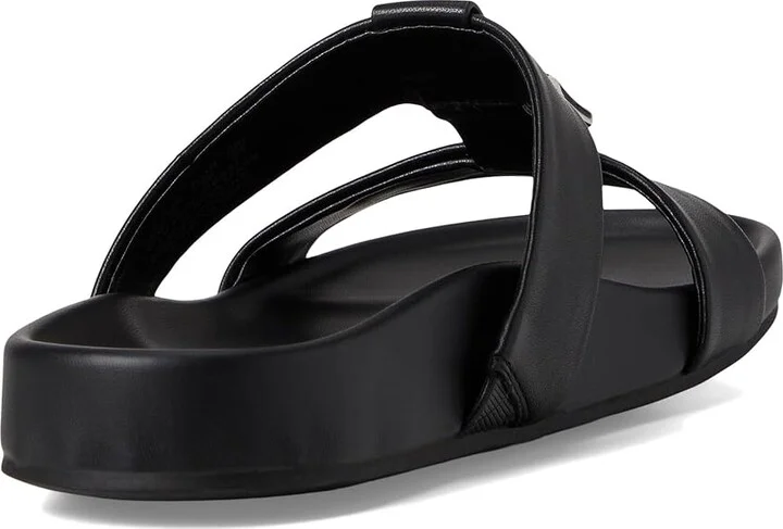 Franco Sarto Braxton Slide Women's Sandals Black : 9.5 M, Leather/Suede - Image 4
