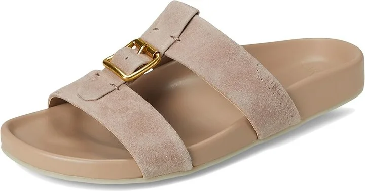 Franco Sarto Braxton Slide Women's Sandals Porcini Beige : 10 M, Leather/Suede - Image 5
