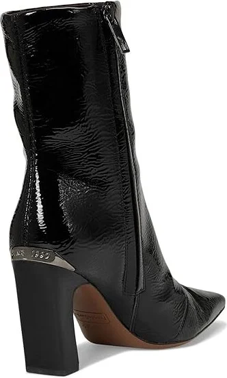 Franco Sarto Briar Mid Shaft Boots Women's Boots Black Glossy : 10 M, Leather - Image 4