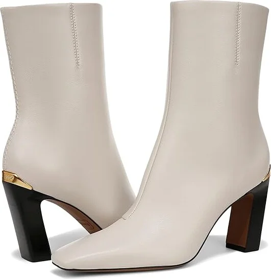 Franco Sarto Briar Mid Shaft Boots Women's Boots Chalk White Leather : 7.5 M - Image 5