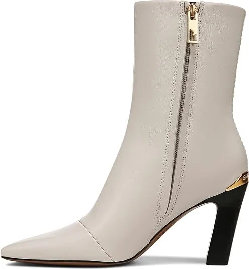 Franco Sarto Briar Mid Shaft Boots Women's Boots Chalk White Leather : 7.5 M - Image 6