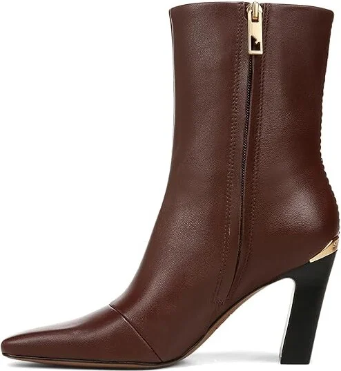 Franco Sarto Briar Mid Shaft Boots Women's Boots Warm Brown Leather : 8 M - Image 6