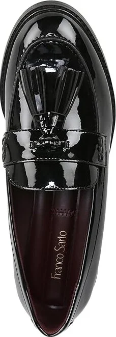 Franco Sarto Carolyn Low Slip-ons Women's Flat Shoes Black Synthetic : 8.5 M, Faux Fur/Leather - Image 2