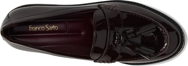 Franco Sarto Carolyn Low Slip-ons Women's Flat Shoes Hickory Brown Synthetic : 12 M, Faux Fur/Leather - Image 2
