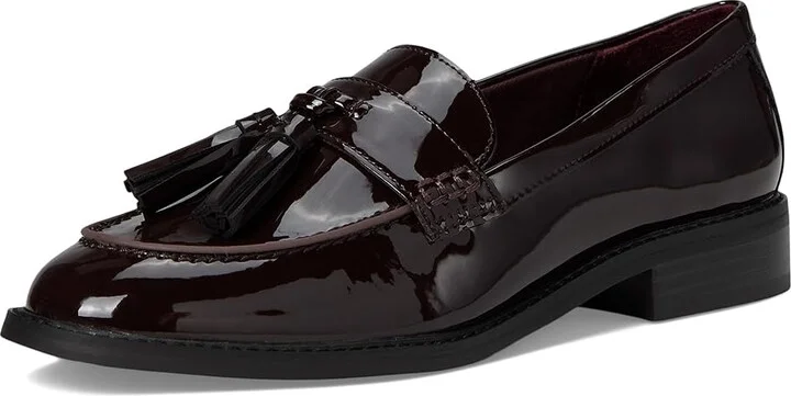 Franco Sarto Carolyn Low Slip-ons Women's Flat Shoes Hickory Brown Synthetic : 12 M, Faux Fur/Leather - Image 5